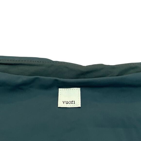 Vuori Dune Bikini Bottom Large Beryl Green High Rise Media Pocket Cheeky Sporty - Picture 3 of 4